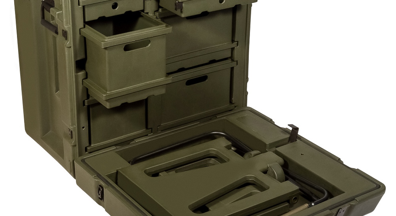 Складной мобильный стол-контейнер АДМИРАЛ®