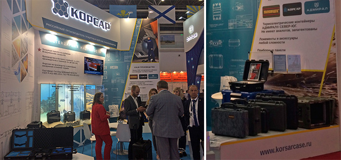 Защитные кейсы и контейнеры «КОРСАР» на форуме «Армия-2019»